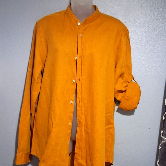 Zara Yellow Blouse - Relaxed Fit - Picture 1 of 7